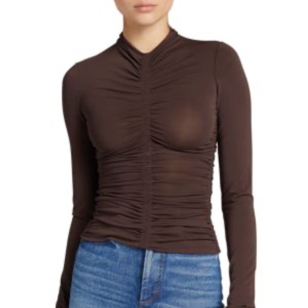 A.L.C.
Ansel Ruched Jersey Top